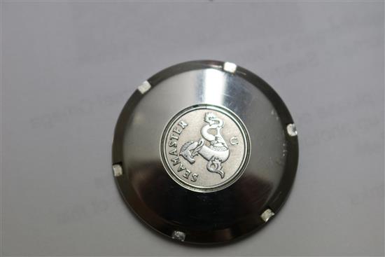A gentlemans 1960s stainless steel Omega Automatic Seamaster wrist watch.